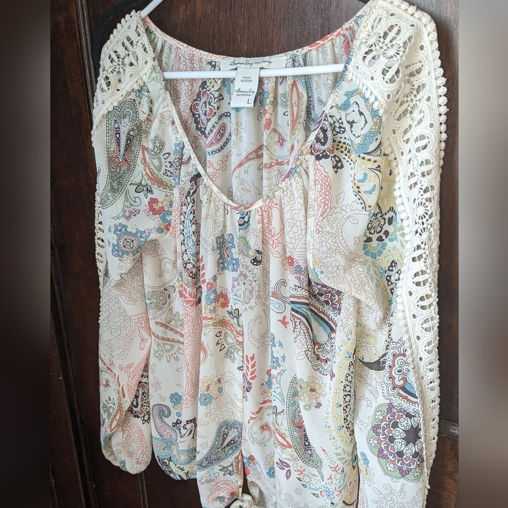 American rag paisley shirt